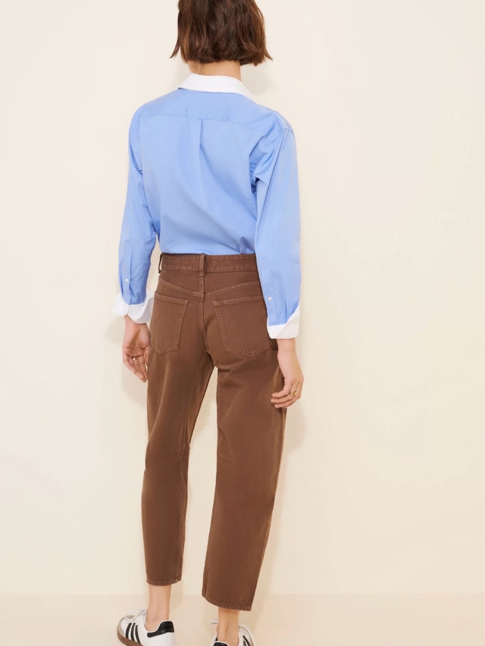 Madewell Darted Barrel-Leg Jeans - Picture 3 of 8